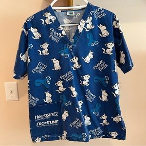 Scrub Top Paws to Save Pets unisex